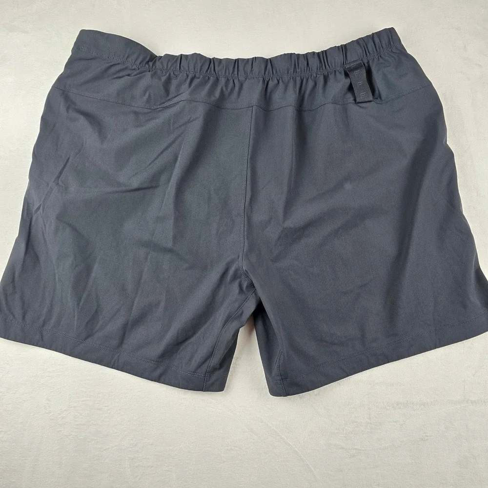 Fabletics One Short 7in Mens XXL Gray Drawstring Athletic Training Gym‎ Shorts